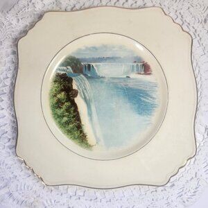 Royal Winton Niagara Falls Collectors Plate Made in England Vintage Souvenir